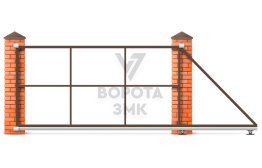 Откатные ворота Faac 2550×2250 ЗМК-7103