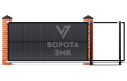 Откатные ворота Nice 3000×2000 ЗМК-6991