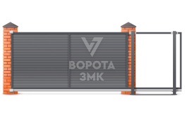 Ворота откатные 2000×3000 ЗМК-6994