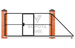 Ворота откатные Nice 2000×3000 ЗМК-6995