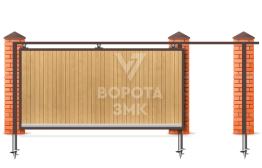 Ворота откатные 2500×3500 ЗМК-7157