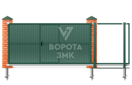 Ворота откатные 2200×3000 ЗМК-7576