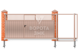Откатные ворота 3500×2000 Hormann ЗМК-6959