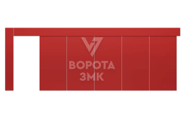 Откатные ворота 2000×2000 ЗМК-4964