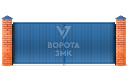 Оцинкованные ворота 1750×2250 ЗМК-5435